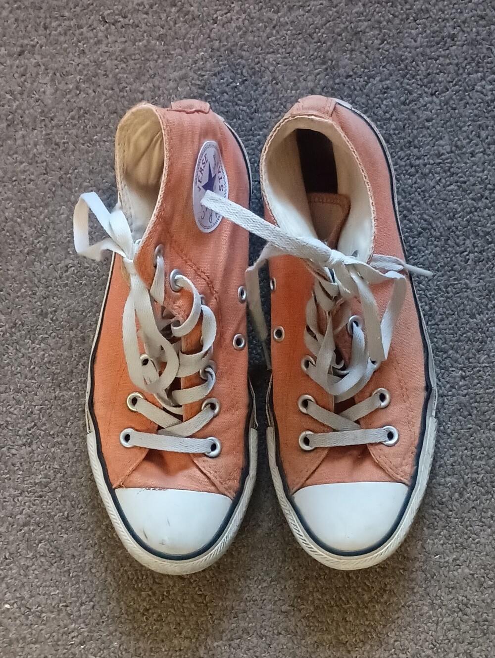 Orange Converse